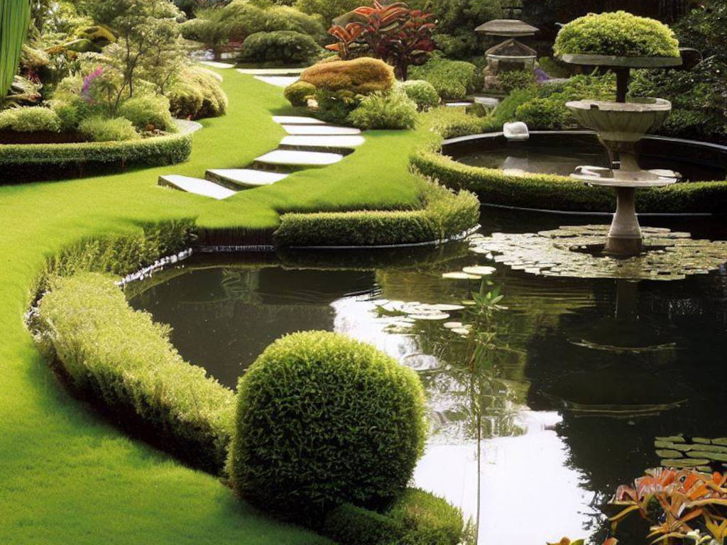 Tranquil Sakura Serenade pond in Tokyo, Japan