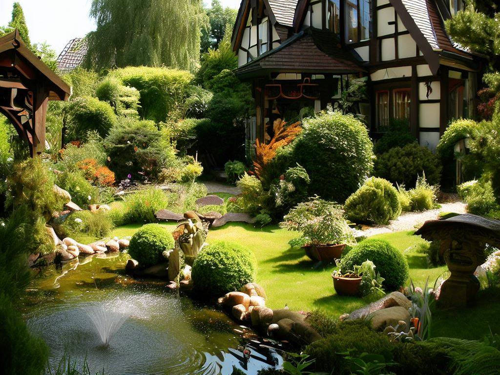 Elysian Pools Koi pond in Titisee-Neustadt, Germany