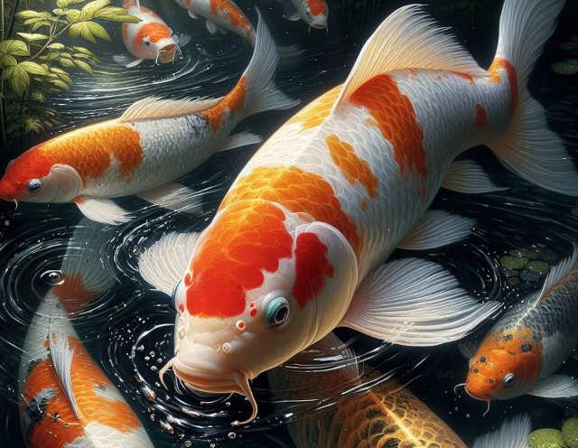 koi fish painting